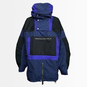 Refurbished Rare Vintage 90's North Face Rage Blue Ski Snowboard Snow Jacket